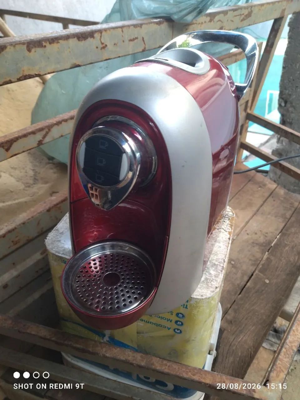 Cafeteira usada
