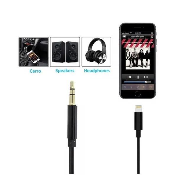 Cabo Auxiliar P2 Para Lightning iPhone It-Blue - Foto 2