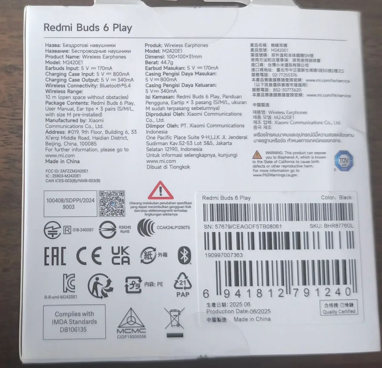 Redmi Buds 6 Play  - Foto 2