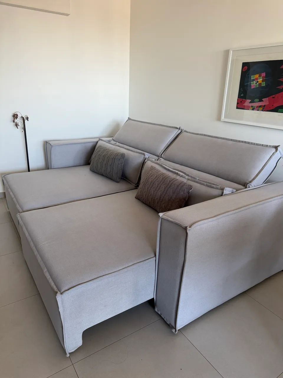Sofá Retrátil 2,80m - Excelente Estado - Foto 4
