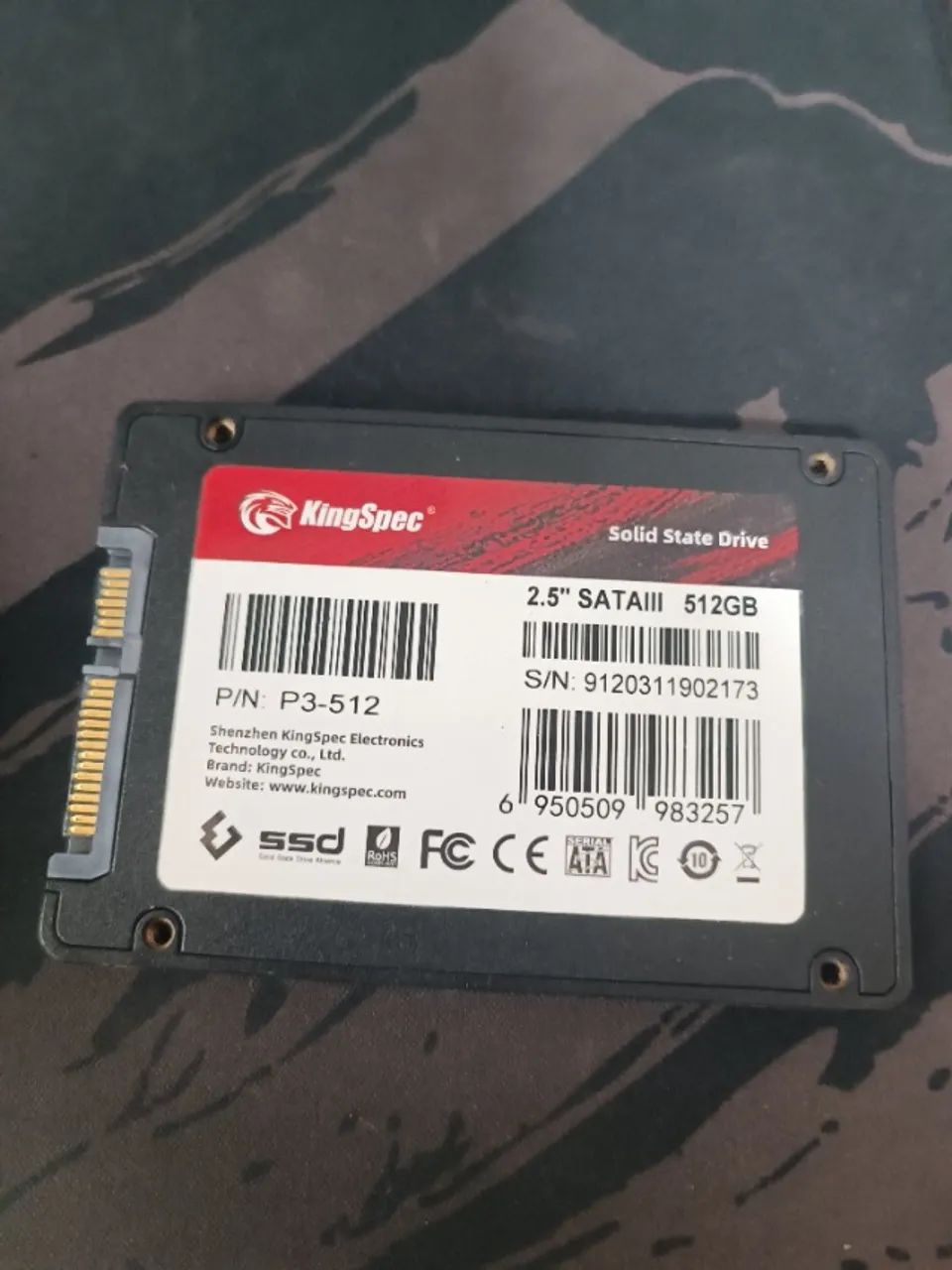 SSD Kingspec 512gb