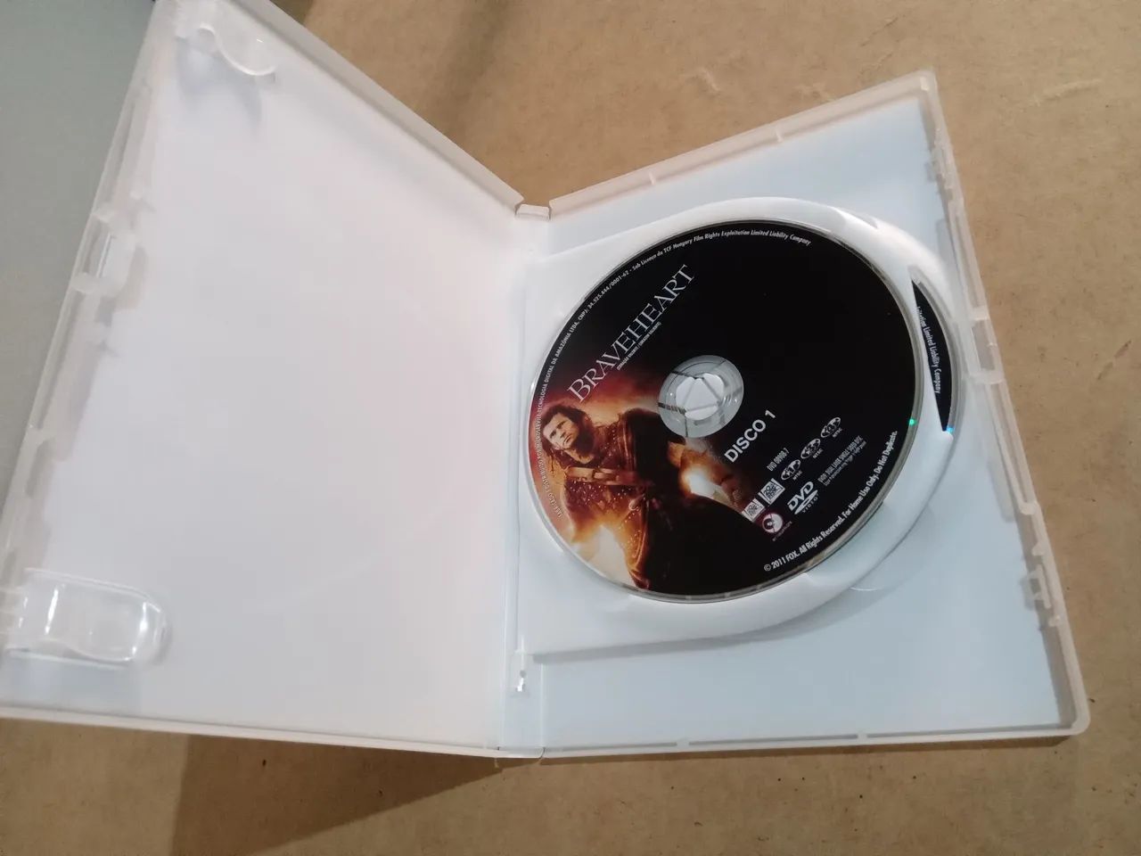 Dvd duplo coração valente mel gibson - Foto 3