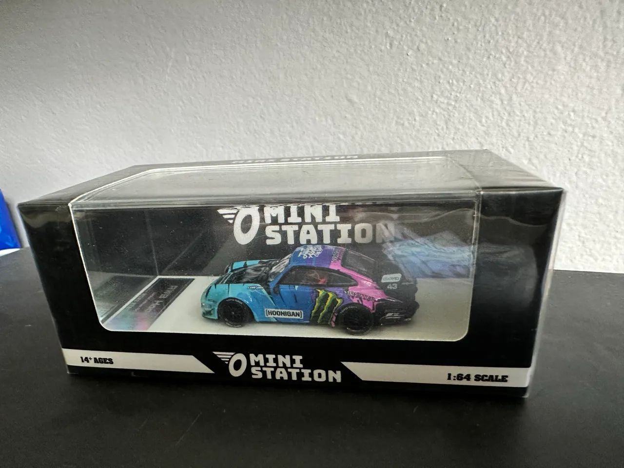 Mini station 1/64 Porsche RWB hoonigan - Foto 2