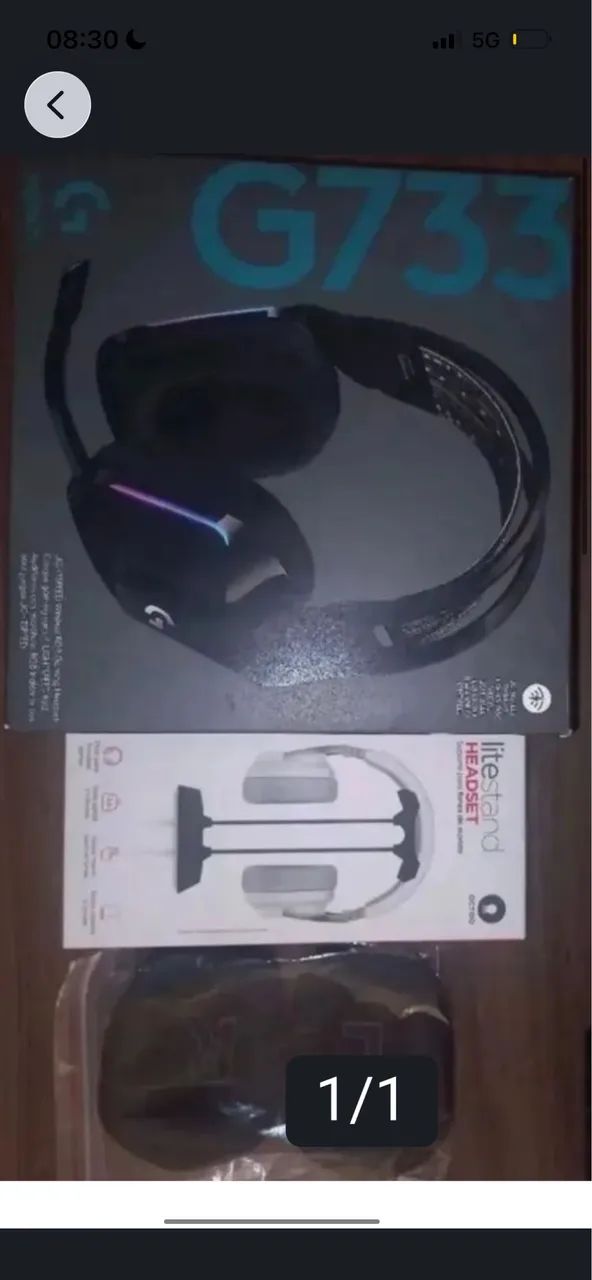 Fone headset gamer logitech G733 - Foto 3