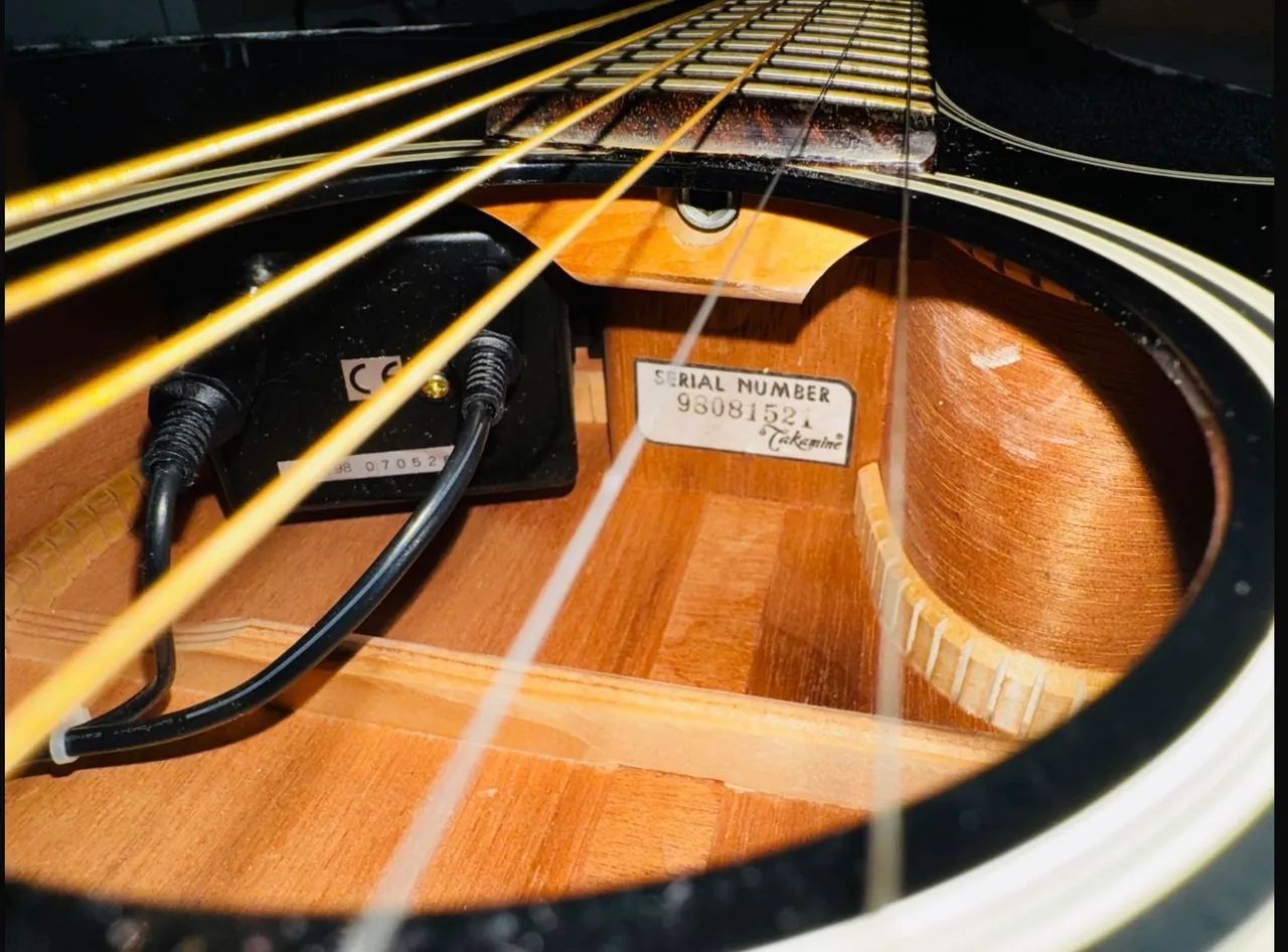 Violão takamine EF2618(BL) - Foto 2