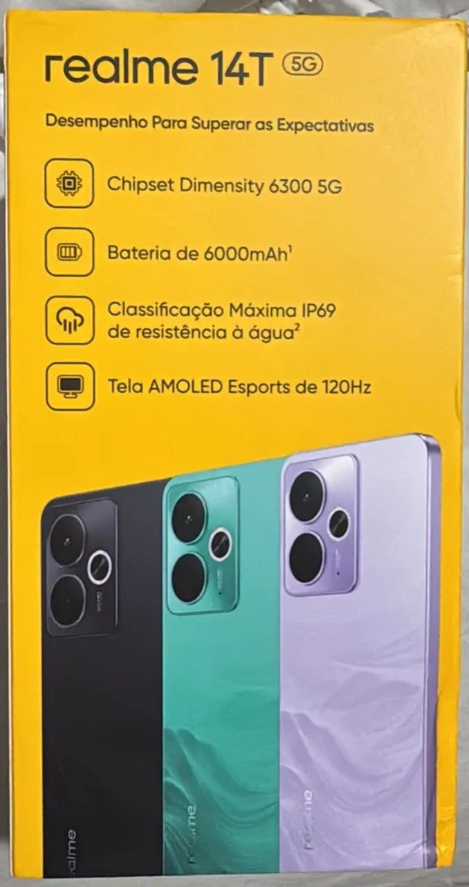  Realme 14t 256gb preto - Foto 4