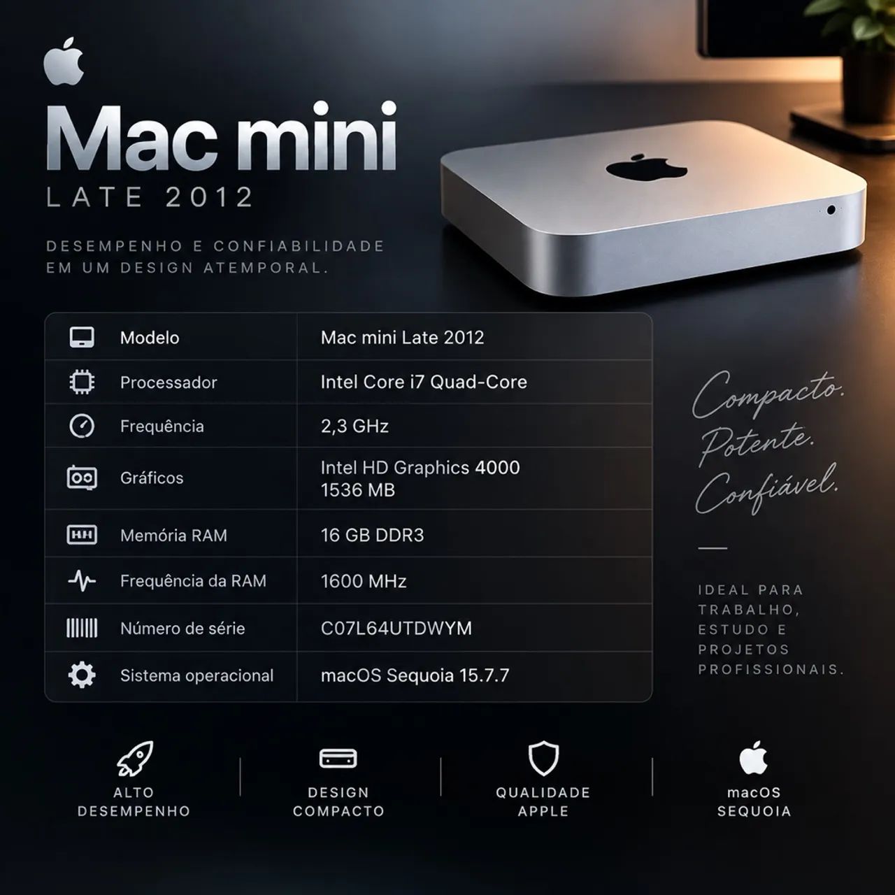 Mac Mini - 16gb RAM - Computadores e Desktops - Parque Vitória