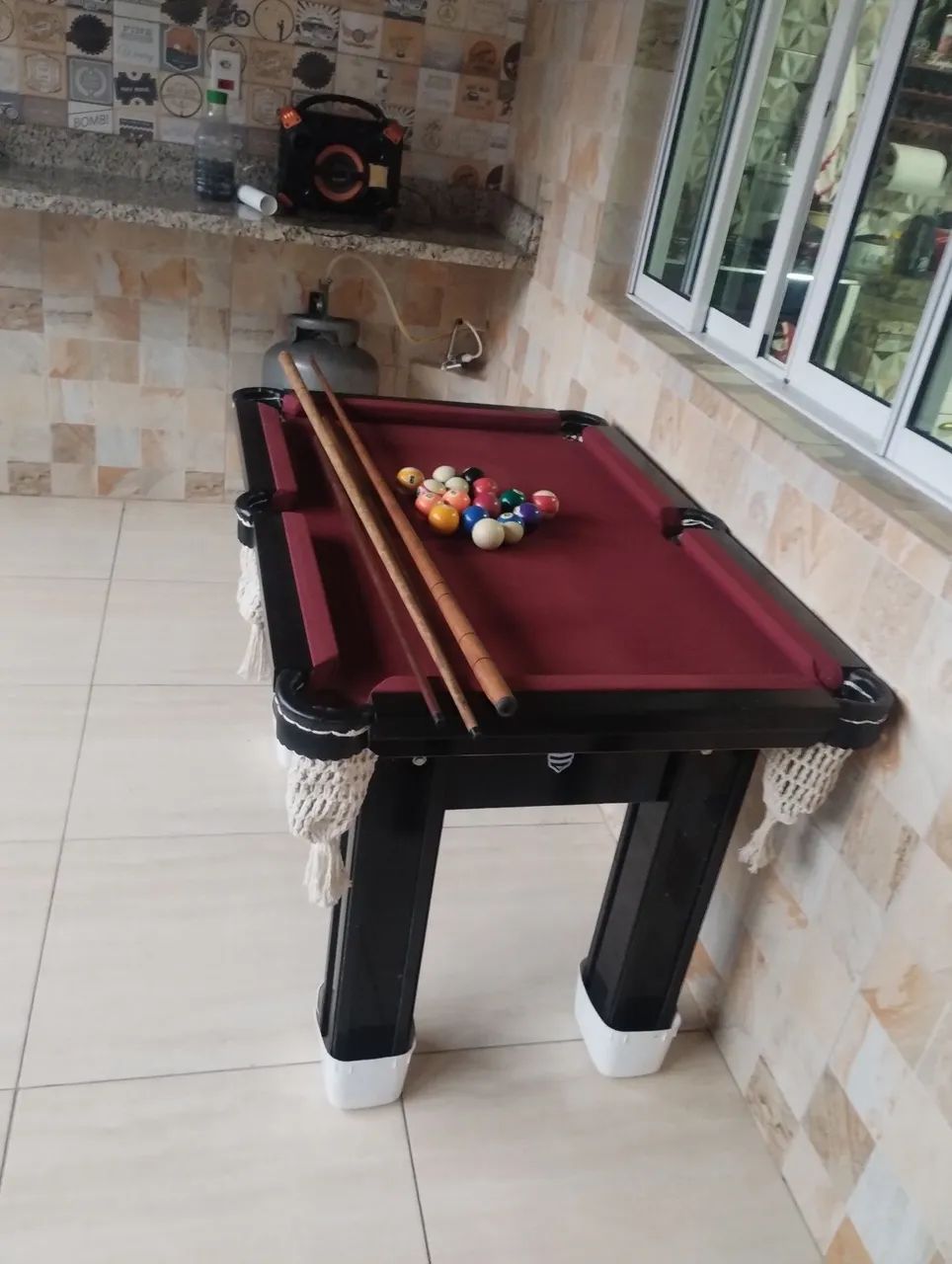 Mesa de bilhar pra área gourmet  - Foto 2