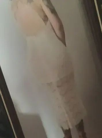 Vestido Midi Original da CHEROY P Renda de Verdade - Foto 3