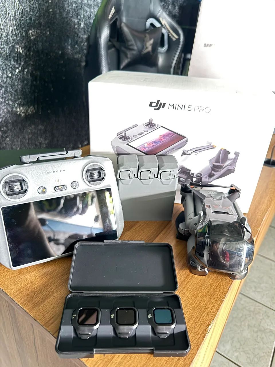Drone DJI Cobom Drone Dji Mini 5 Pro Fly More Combo Plus (com Tela)br Dji068 