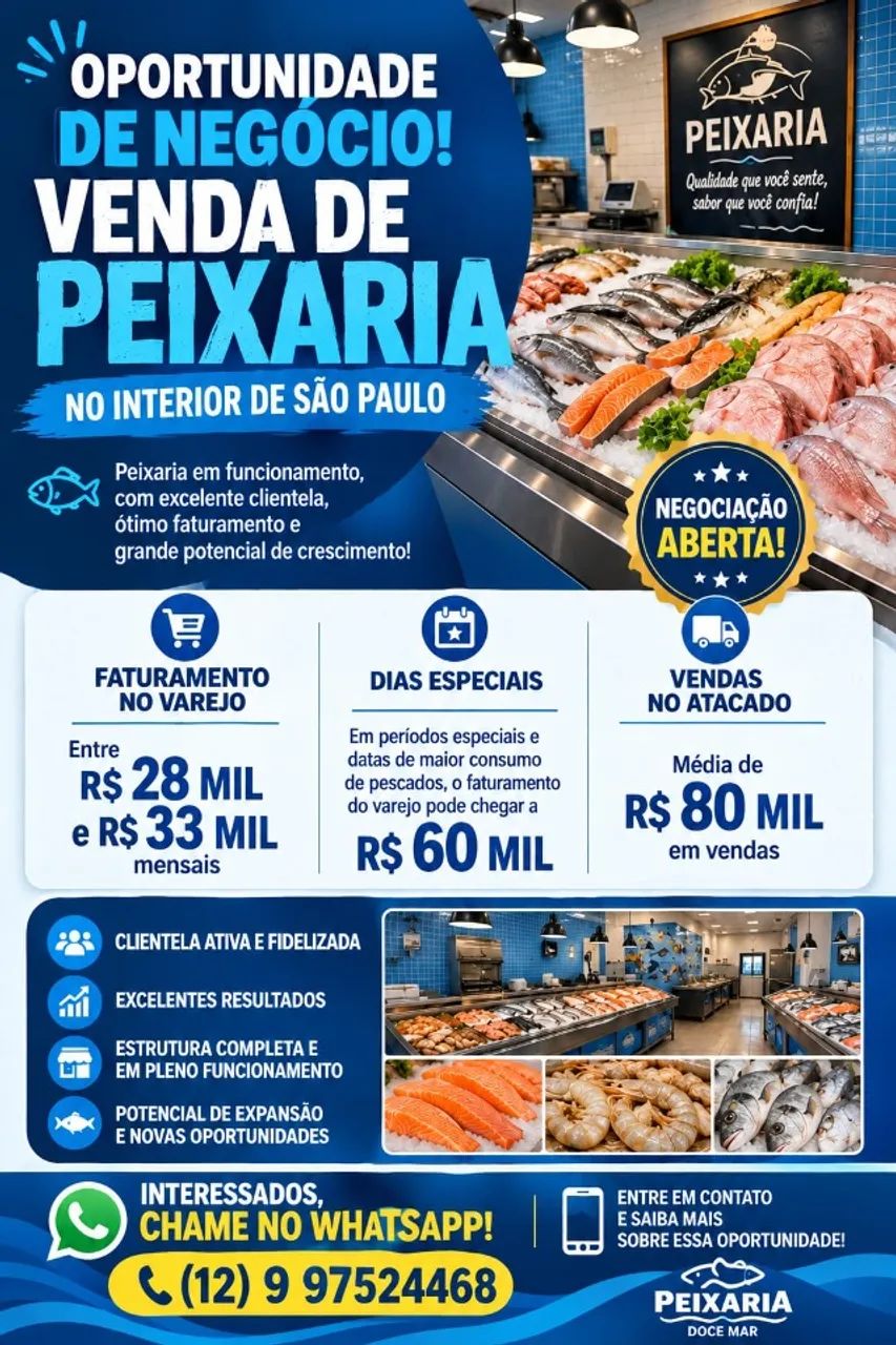 PEIXARIA MONTADA NO VALE DO PARAIBA 