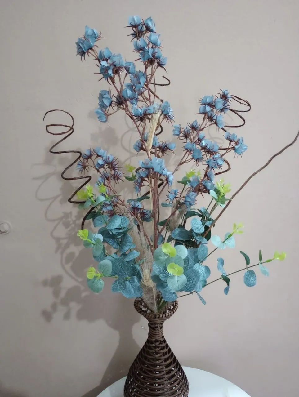 Arranjo flores de algodão  - Foto 4