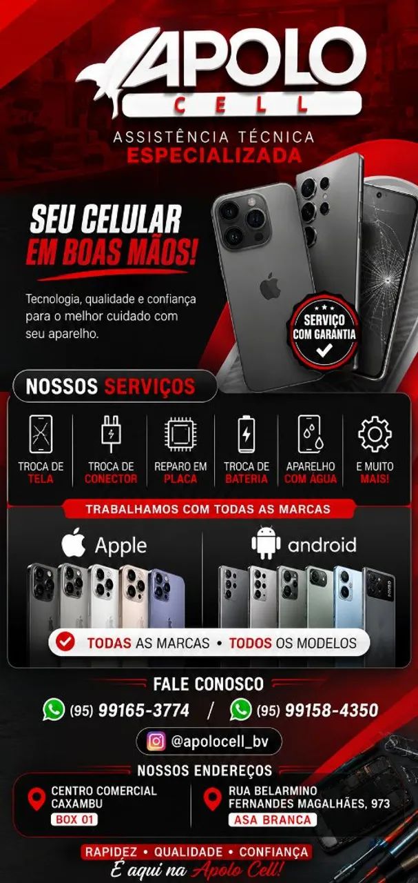 Conserto de celulares