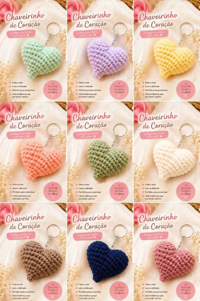 Chaveirinho amigurumi - Foto 3