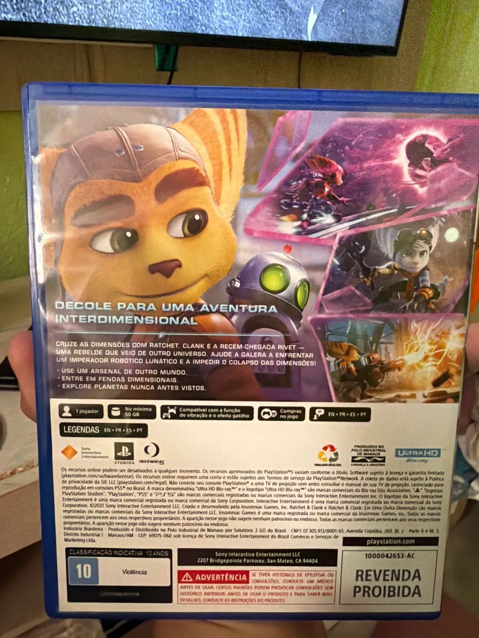 Jogo Ratchet e clank ps5 - em excelente estado - Foto 2