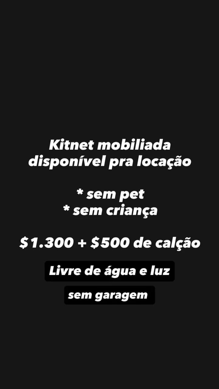 KitNet disponível 