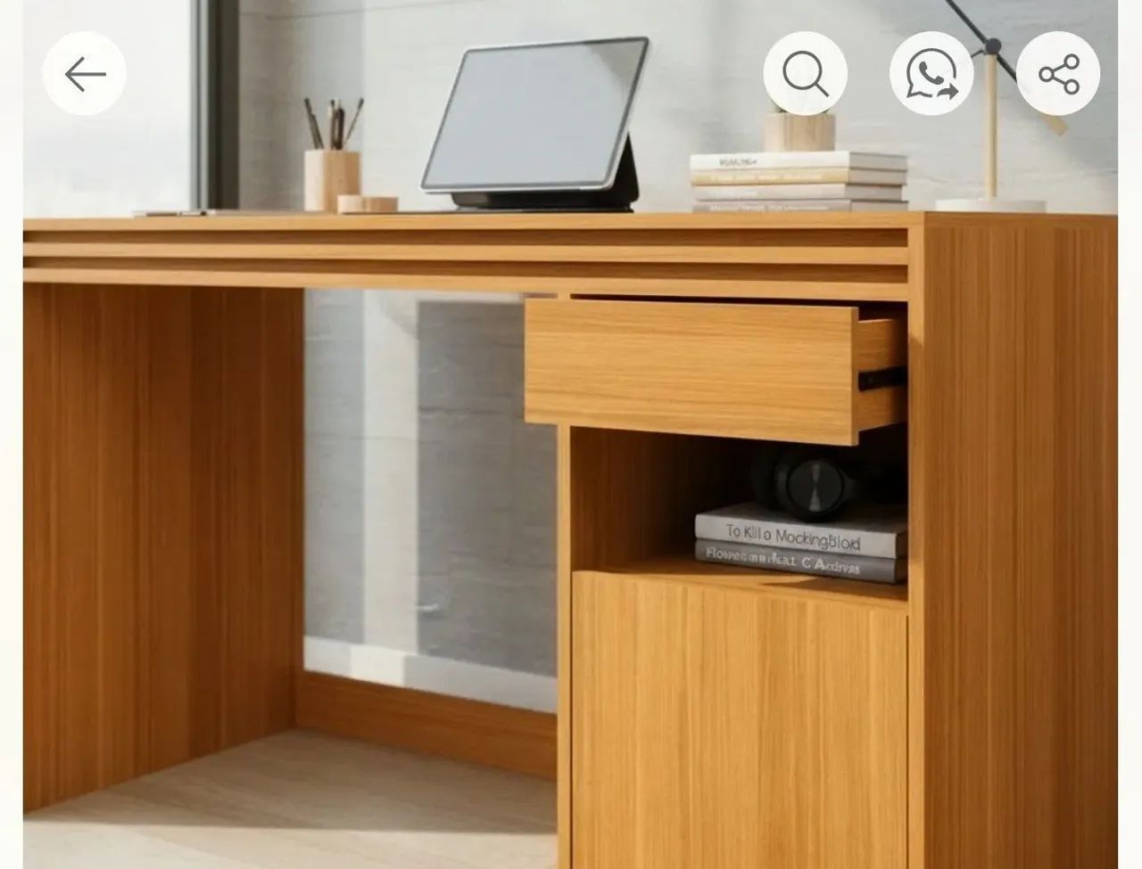 Mesa Escrivaninha Home Office  - Foto 3