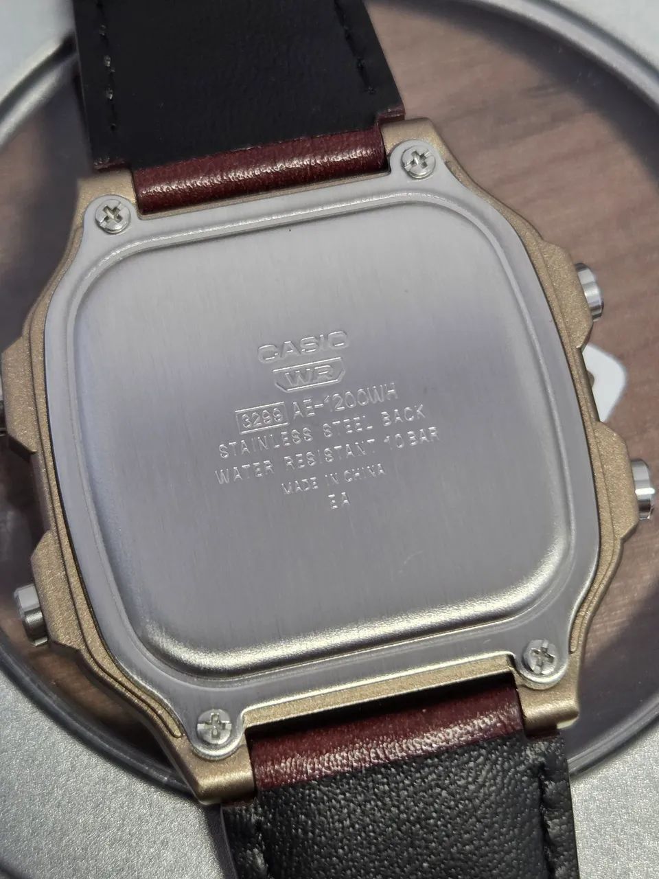 Relógio Casio World Time Royale AE-1200WHL-5AV - Foto 4