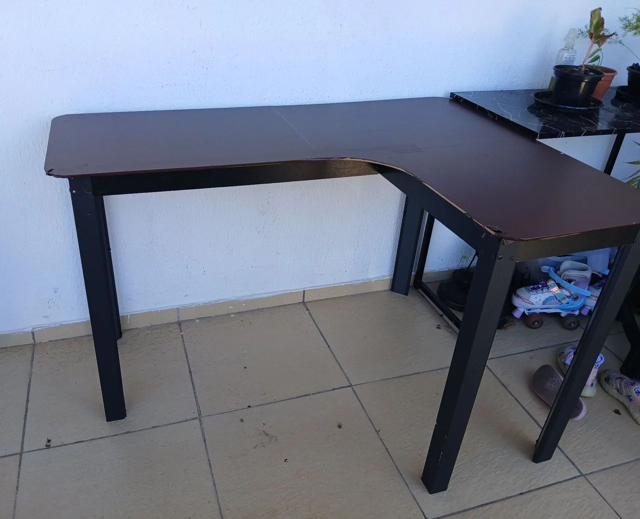 Mesa para estudo formato L - Foto 3