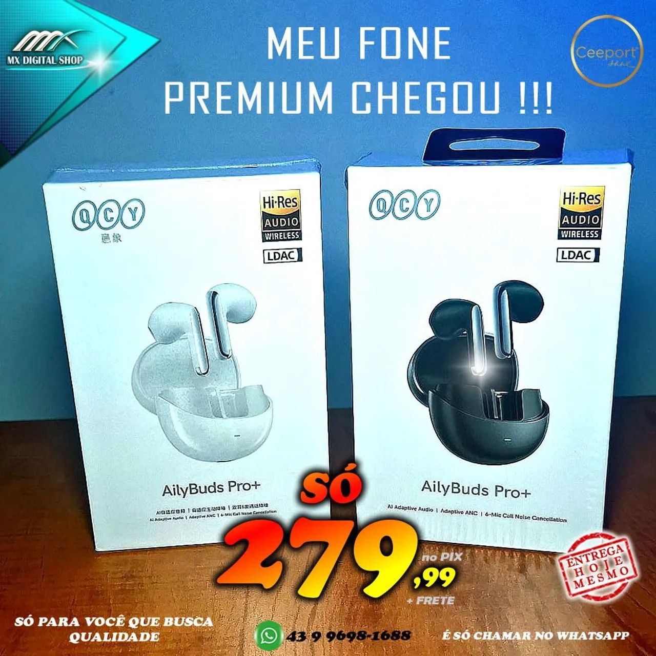 Fone QCY Aylibuds Pro +  - Foto 3
