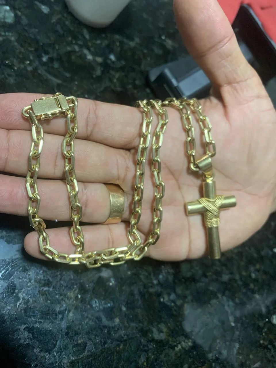 Corrente Cartier ouro 18k - Foto 2