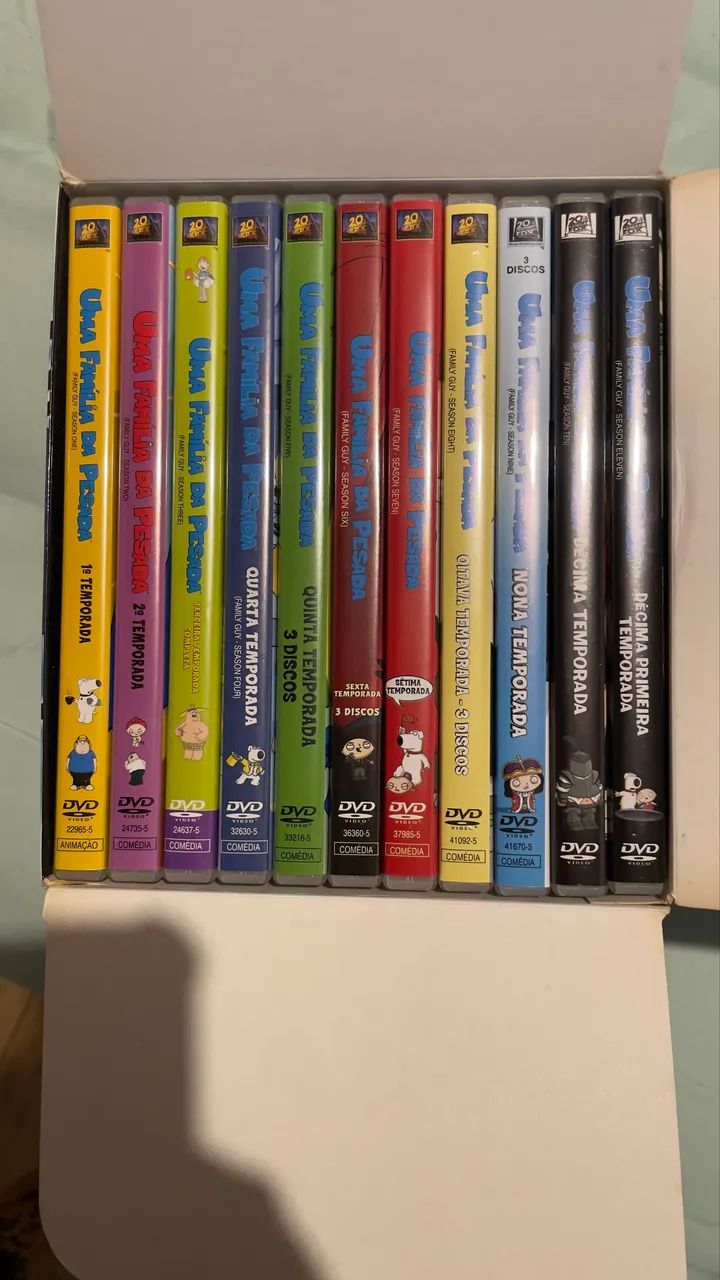 Box de DVD uma família da pesada