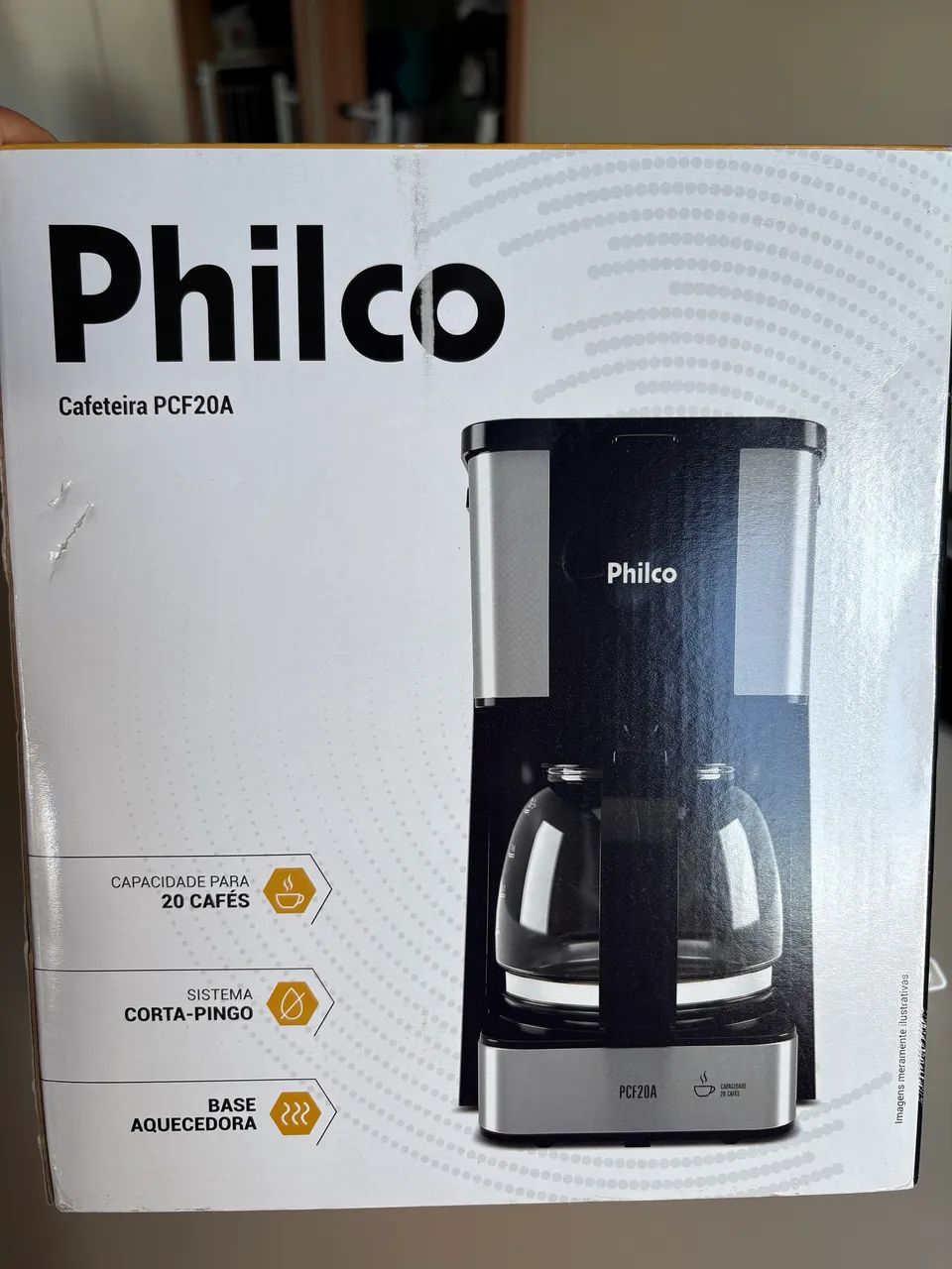 Cafeteira Elétrica Philco Preta - Foto 2