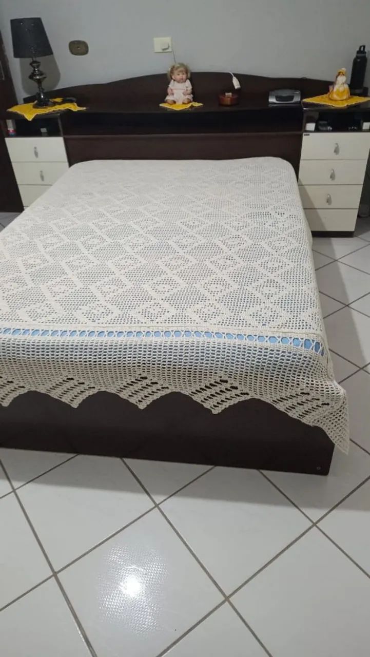 Cama de casal com COLCHÃO GAVETA NAS LATERAIS 4