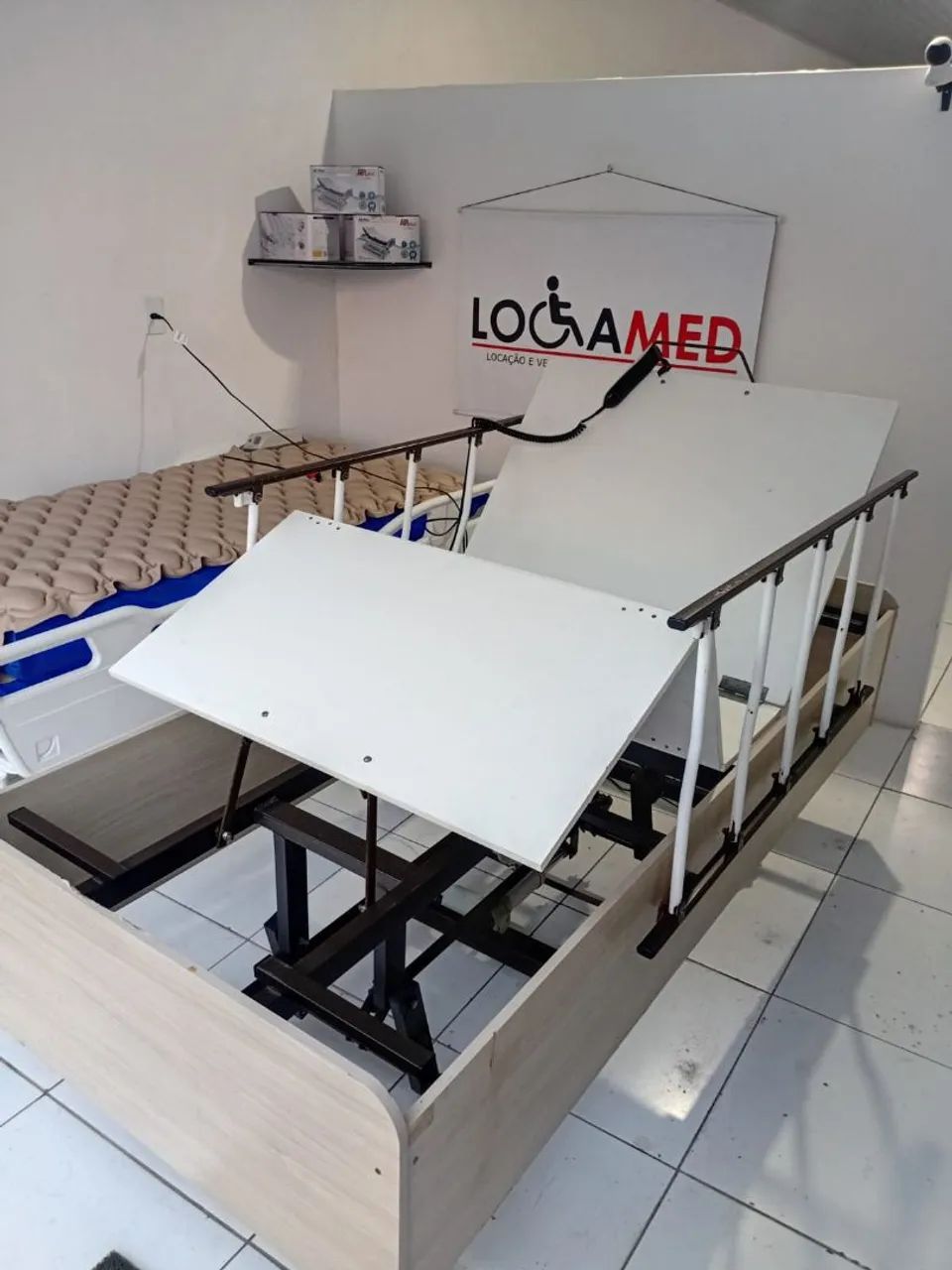 Cama hospitalar elétrica 3 movimentos - Foto 3