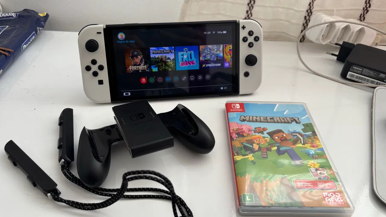 Nintendo Switch Oled 64gb - Consoles de Vídeo Game - Tabajara
