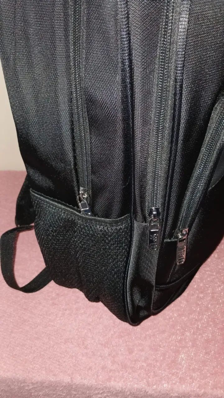 MOCHILA PRETA - NOVA E PRONTA ENTREGA - Foto 5