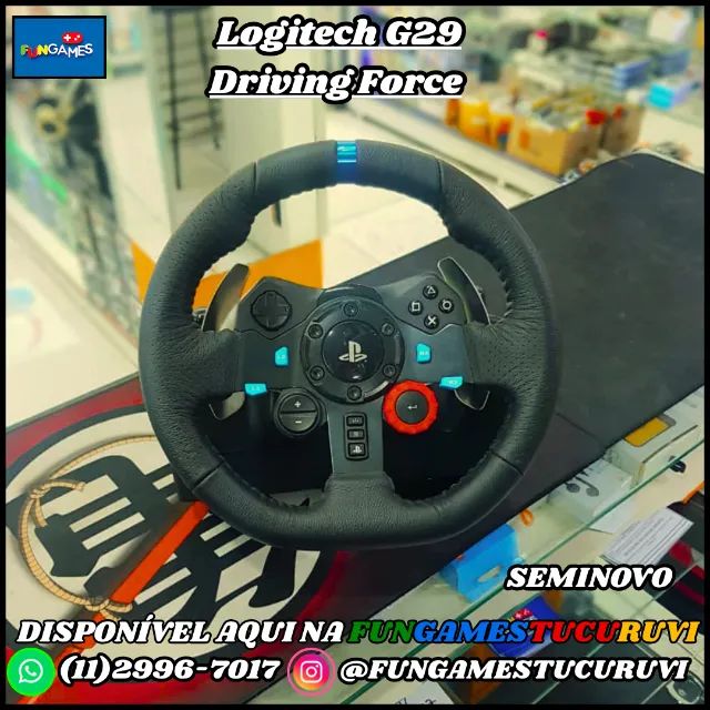  Logitech G29 Driving Force - Seminovo - Foto 2