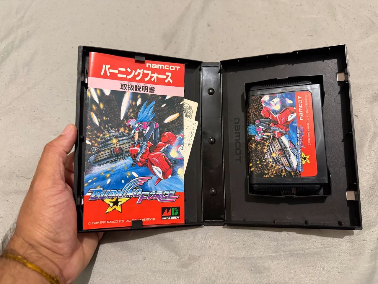 Burning Force Mega Drive Japonês completo - Foto 2