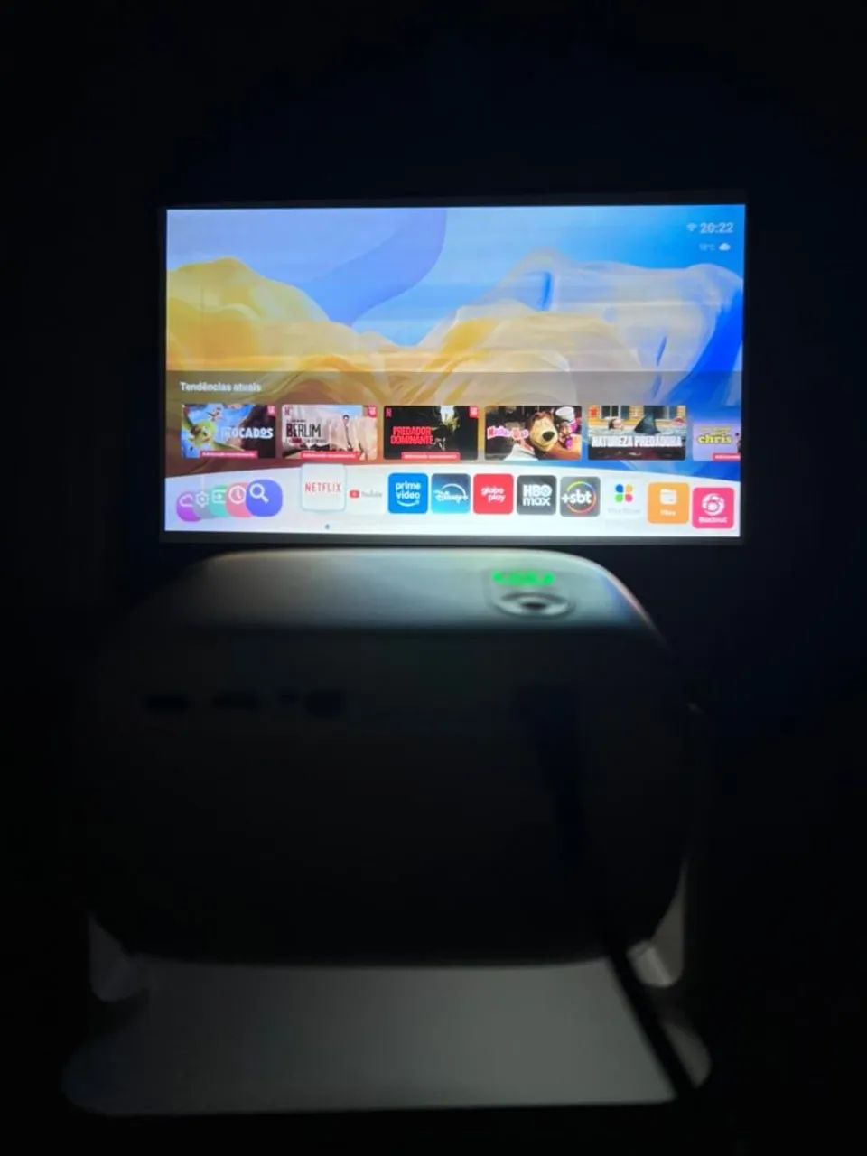 Projetor Bettdow AC1060 Smart 4K - Semi Novo, 1 Mês de Uso - Foto 3