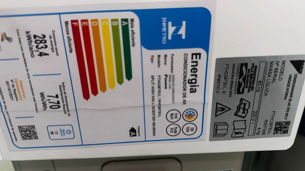 Ar condicionado daikin 9 mil btus  - Foto 4