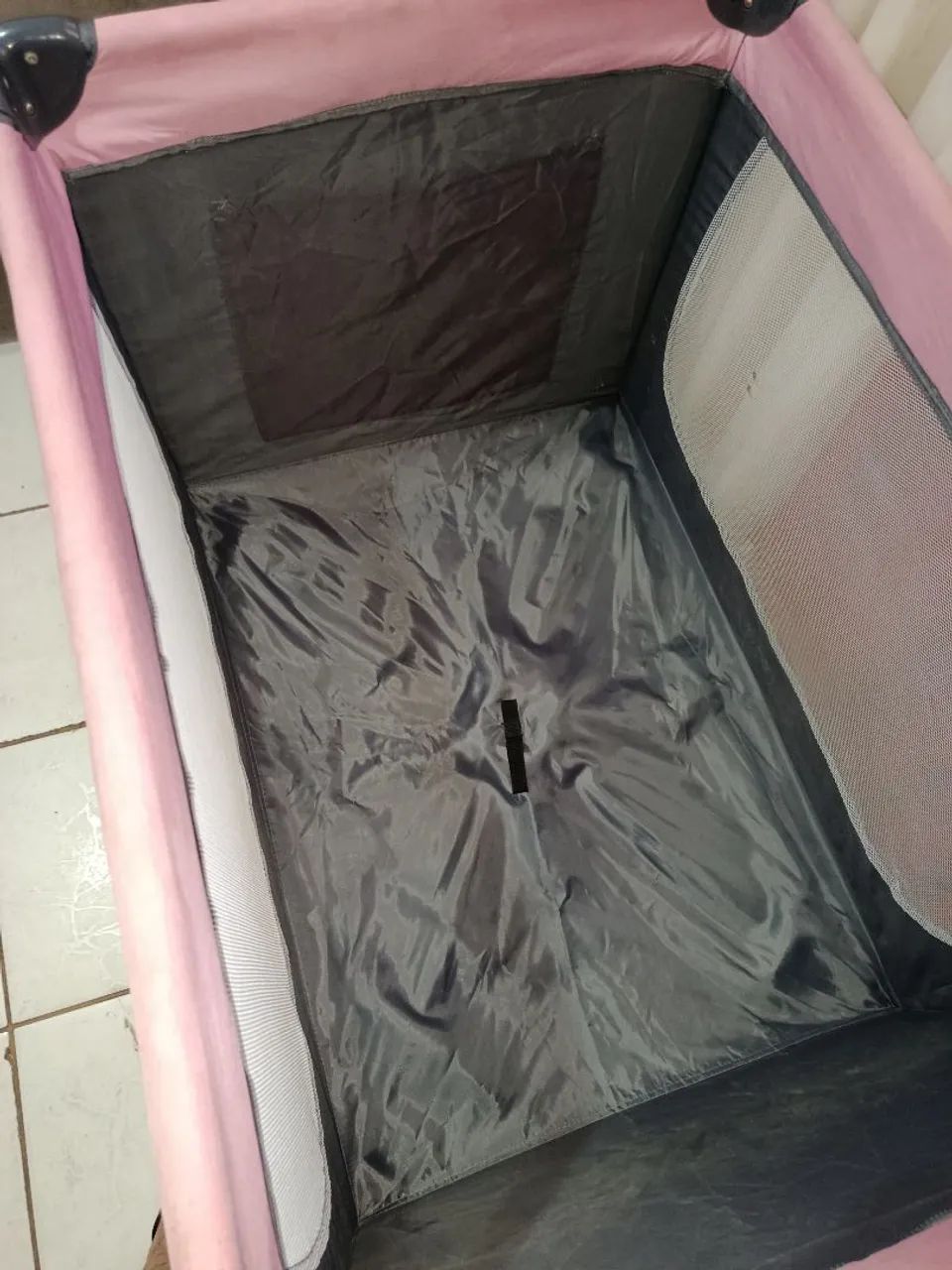 Mini berço chiqueirinho completo com colchão ninho redutor e mosqueteiro  - Foto 2