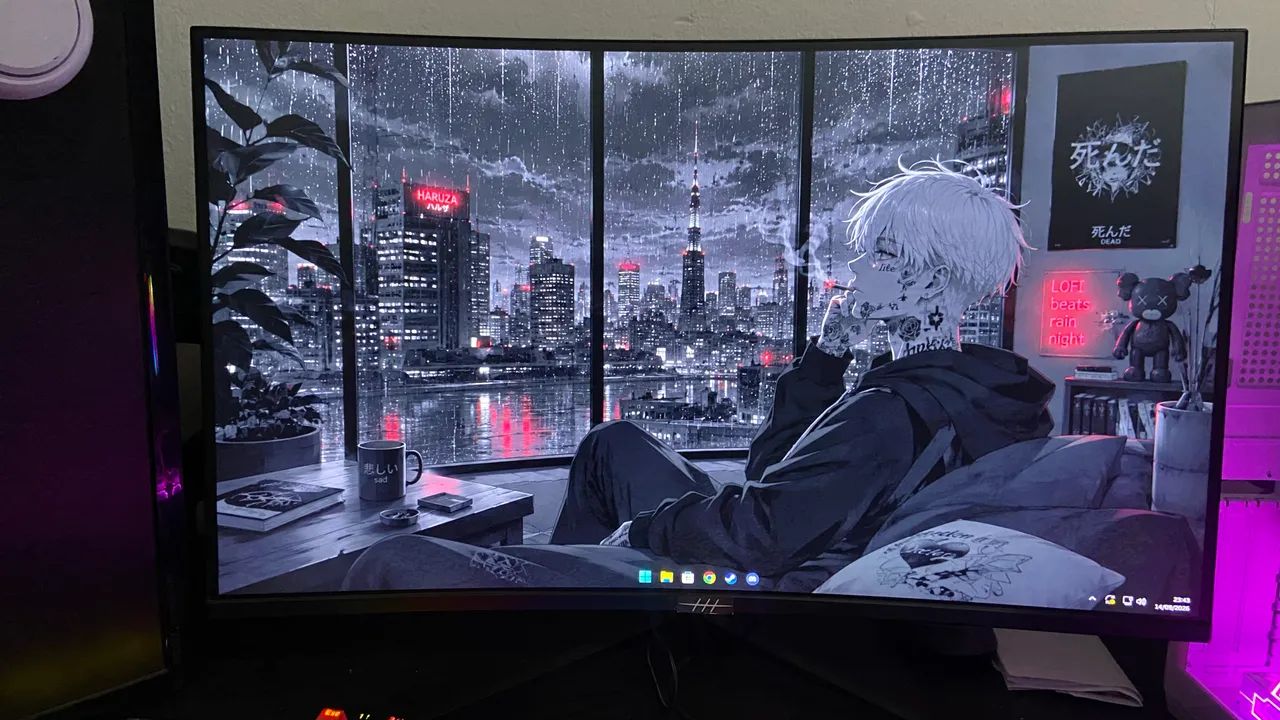 Monitor curvo 27 polegadas 