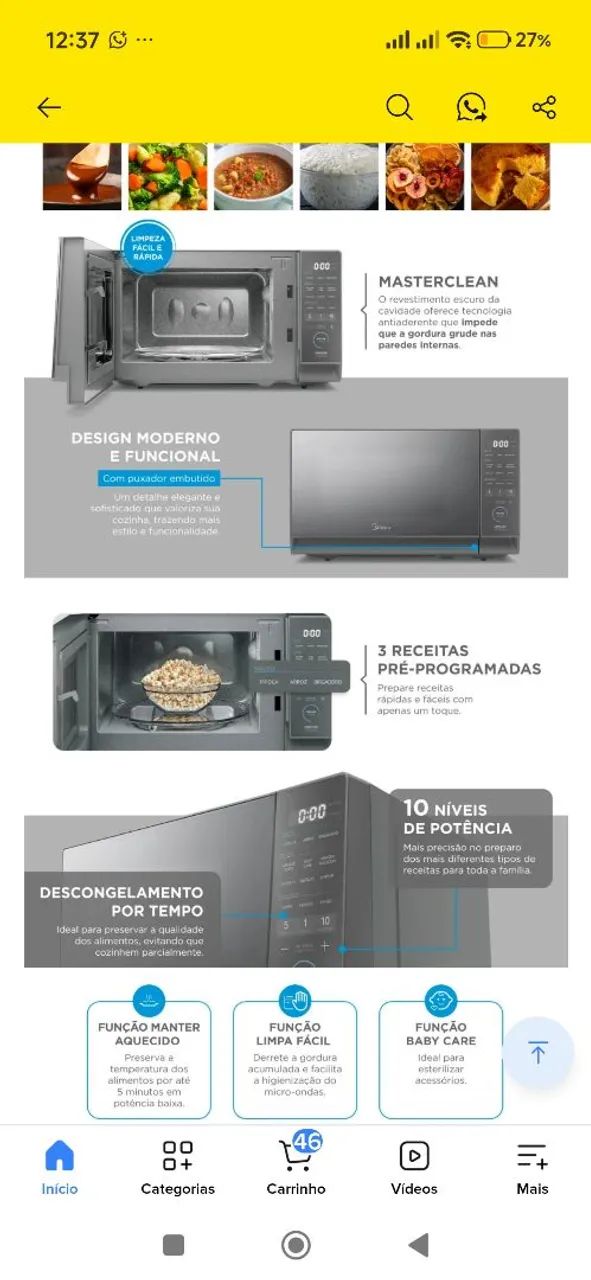 Microondas Midea 20L litros  - Foto 3