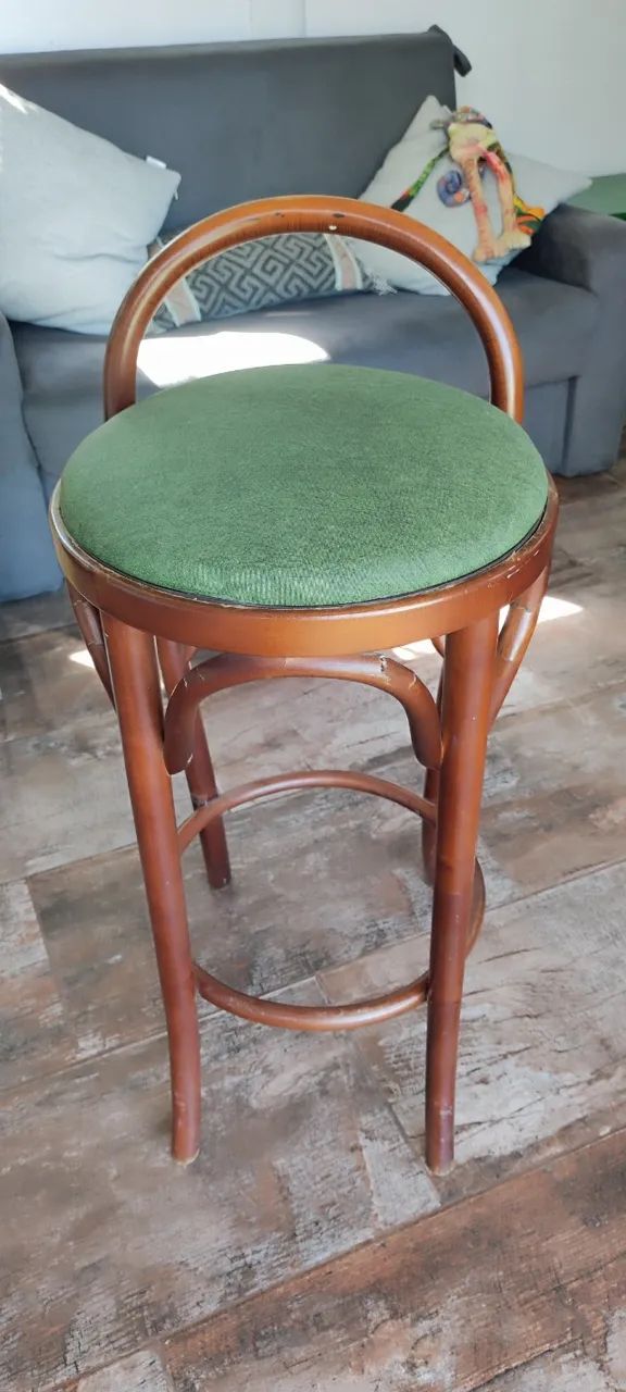 Banquetas verdes - conjunto 2 unidades