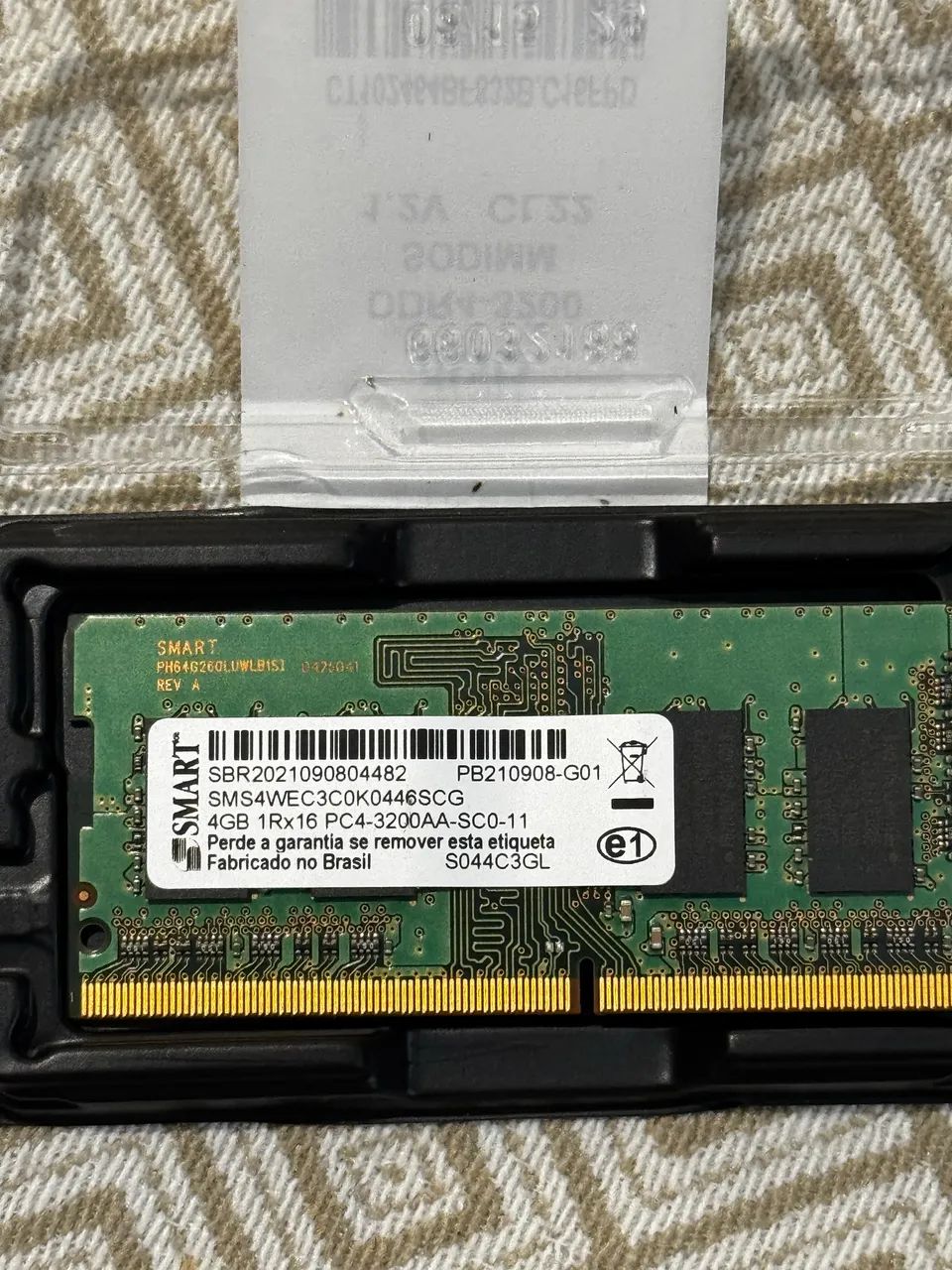 Memória DDR4 Notebook 4gb 3200mhz