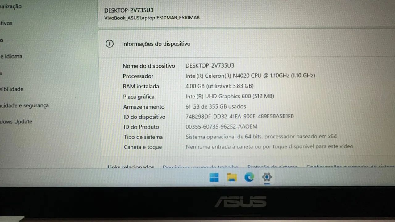 Notebook ASUS VivoBook E510MAB - Foto 2