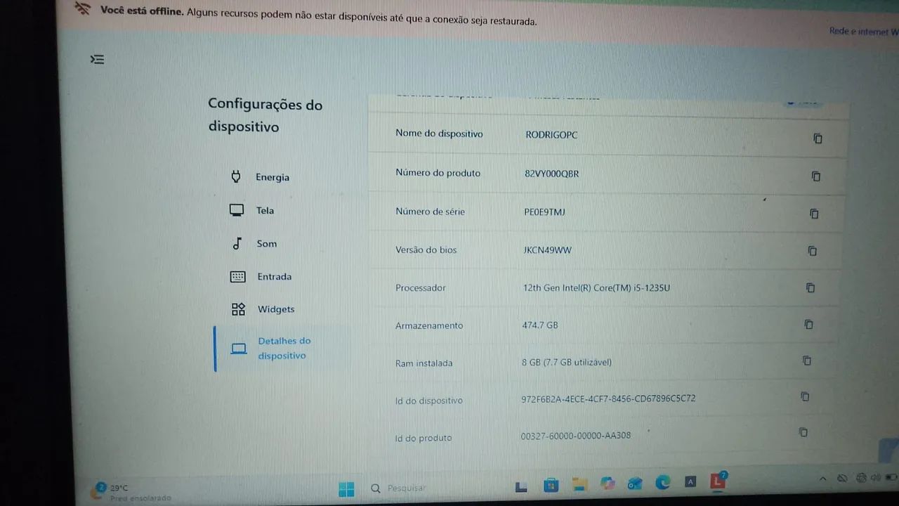 Notebook lenovo I5 8gb idealpad - Foto 4