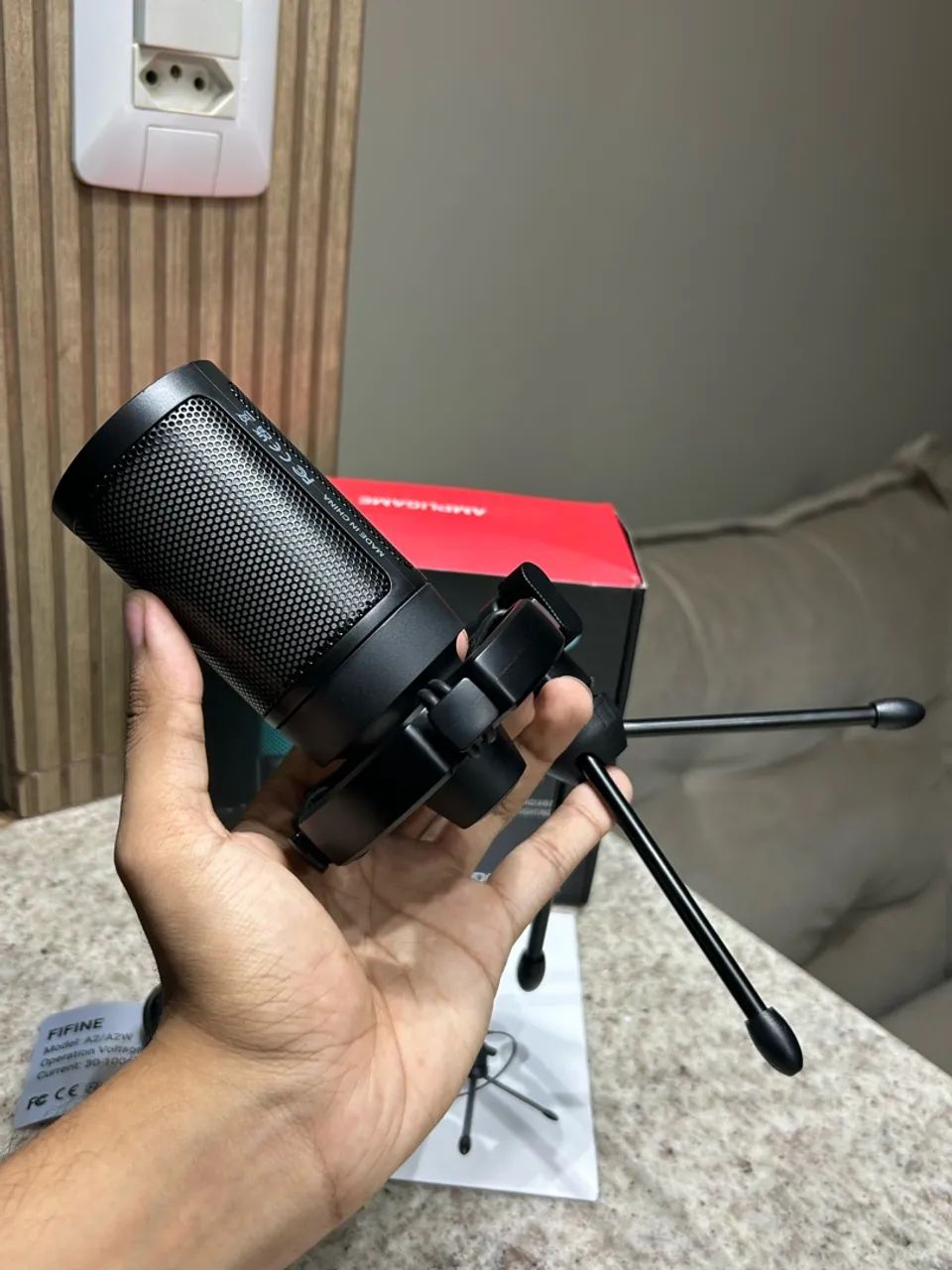 Microfone gamer fifine NOVO - Foto 2