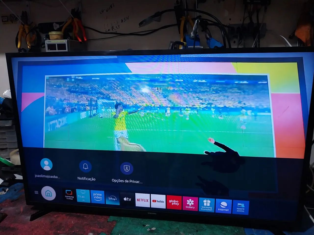 Tv 43 samsung  smart  Wi-Fi tizem  - Foto 2