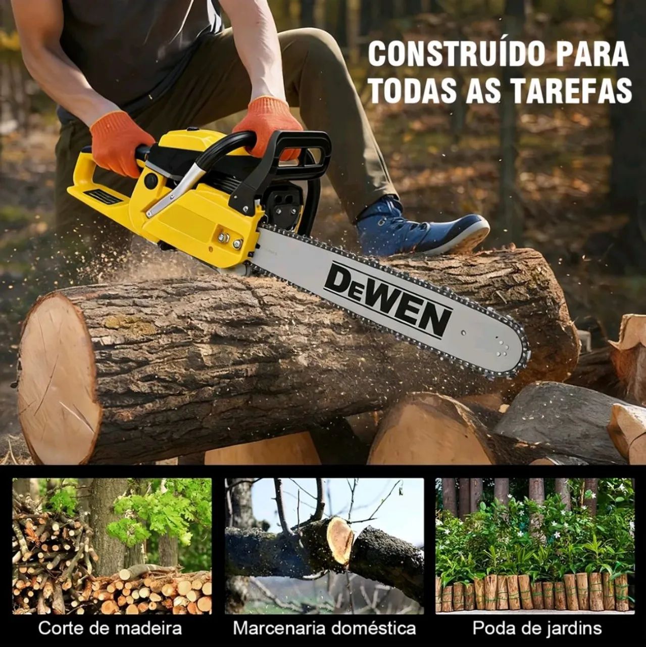 Motosserra nova 52 CC de 20 polegadas 3.0 HP 2.2kW