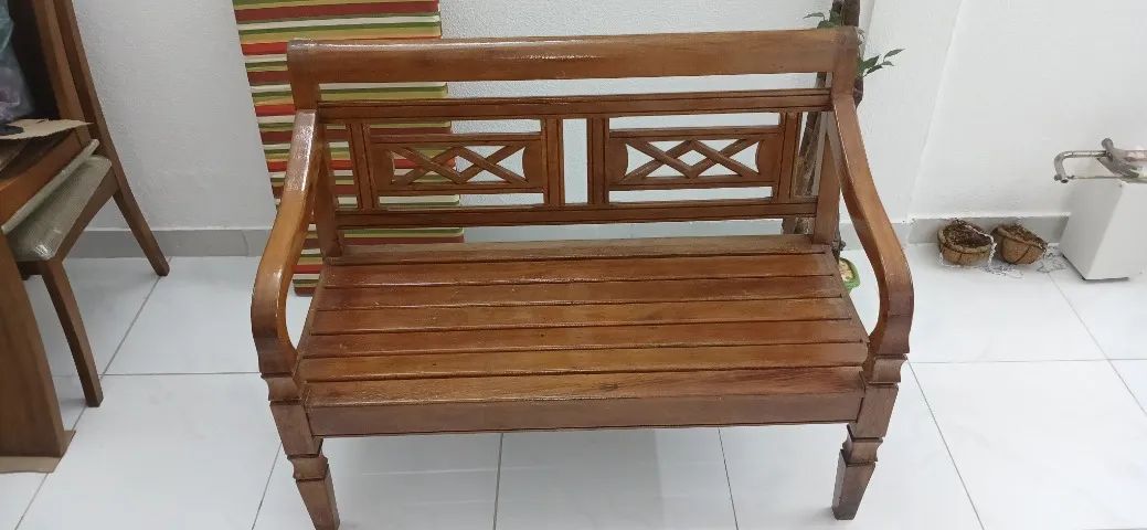 Banco Madeira Maciça Artesanal