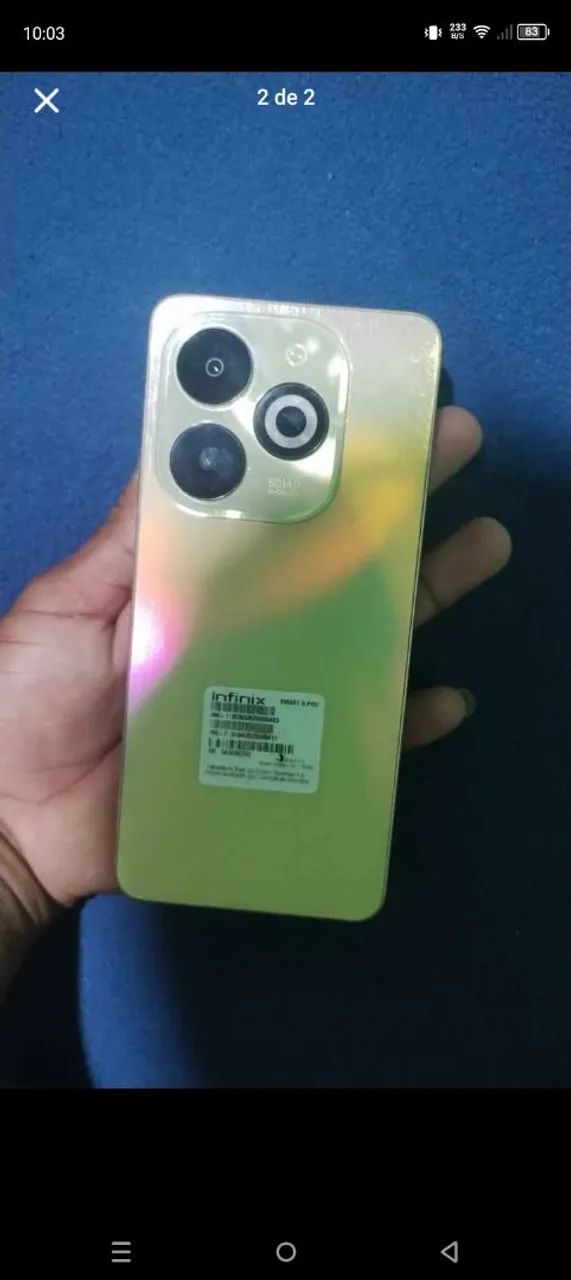 O celular infinity 8 pro Max um mês de uso 600