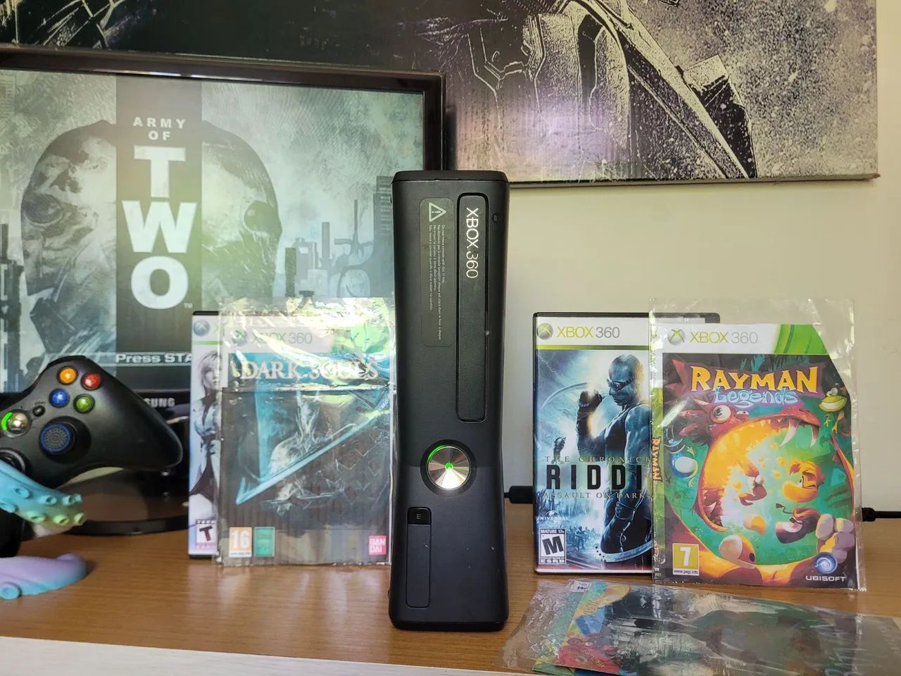 Xbox 360 Slim destravado completo - Foto 2