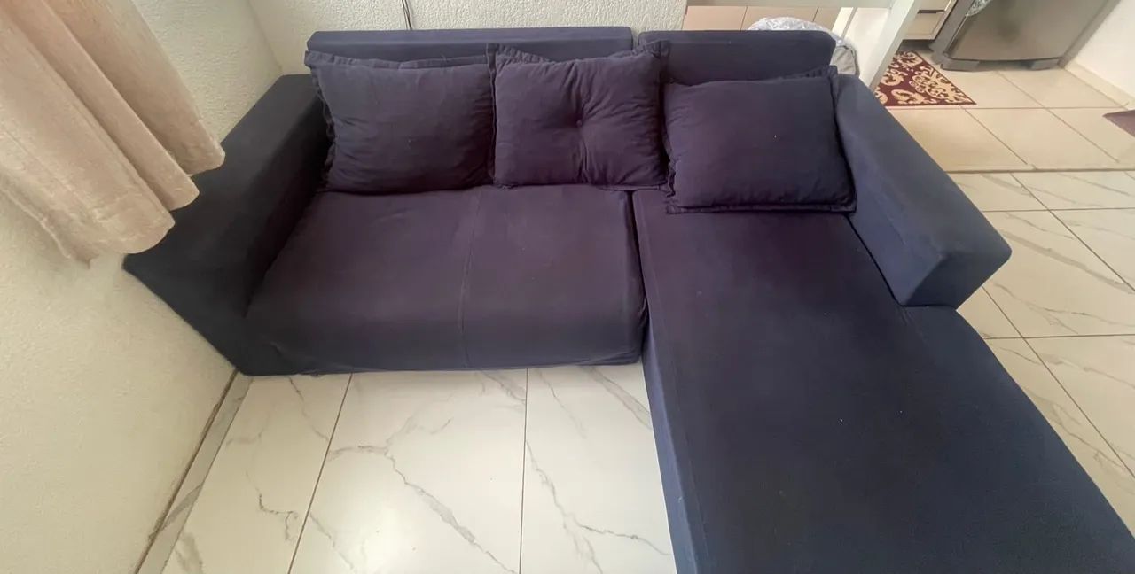 Sofá 3 lugares suede - Foto 5