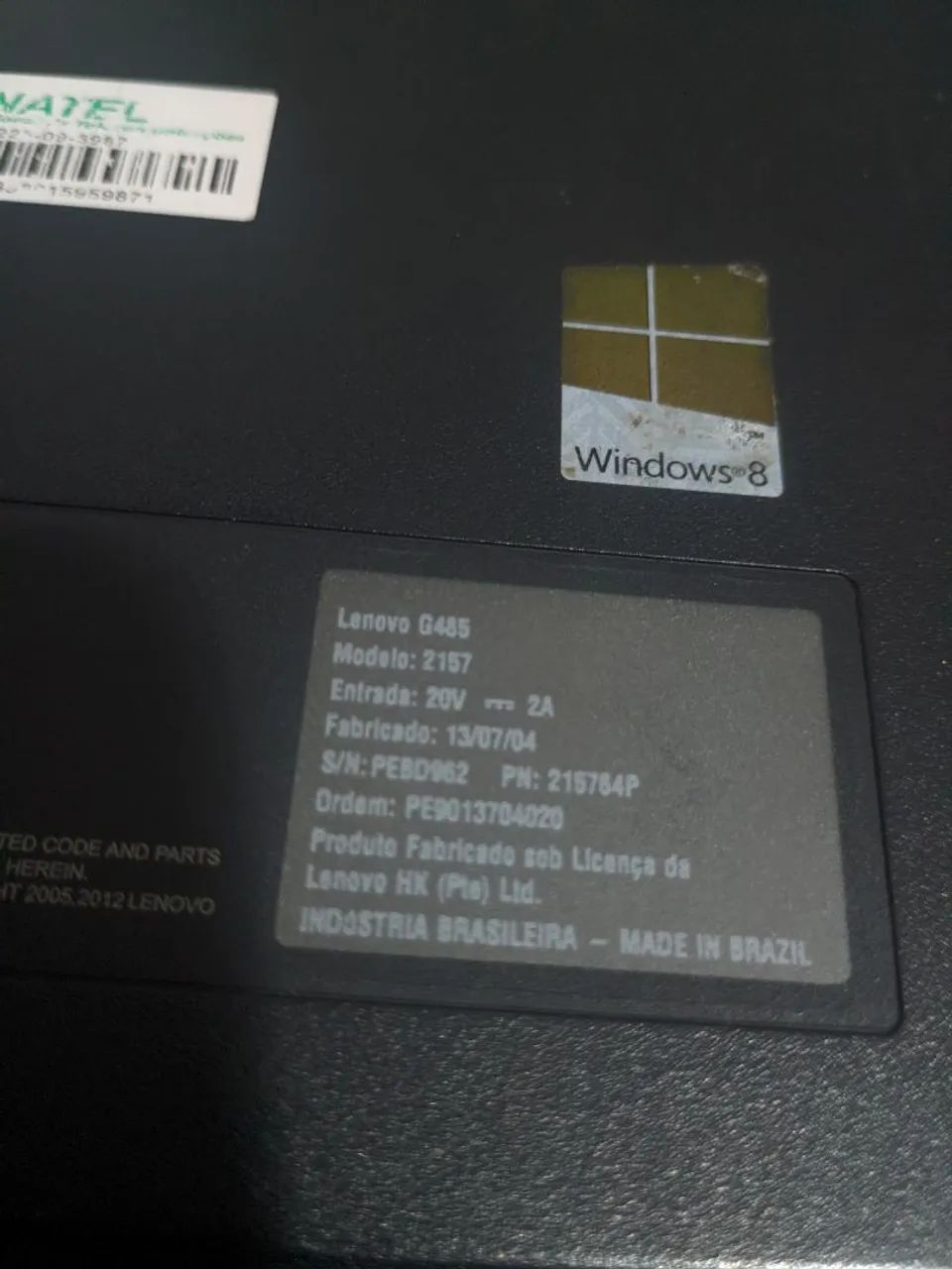 Tela de notebook Lenovo G485. - Foto 2